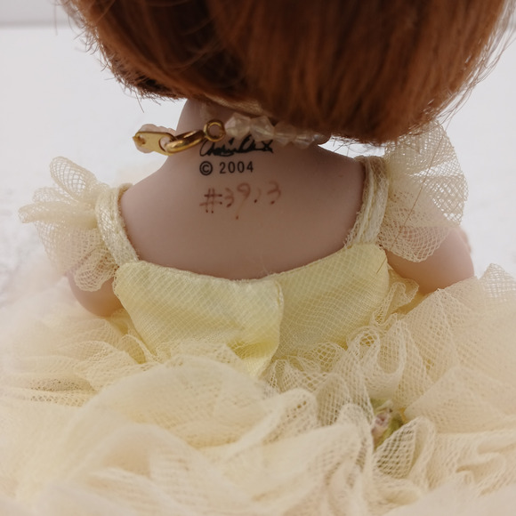 Marie Osmond Peace Rose Bud Tiny Tot Doll 2004 Signed Porcelain LE #3913 - Picture 5 of 9